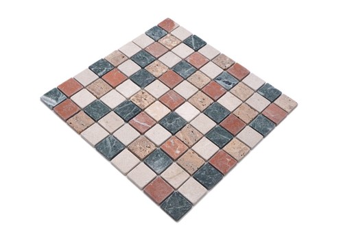 Specchio piastrelle mosaico - specchio,