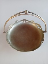 antico cestino centrotavola placcato argento svuota tasche silver plated
