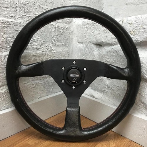 Volante vera pelle - in, nera