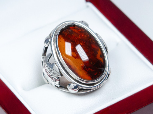 835 argento antico - antico, anello