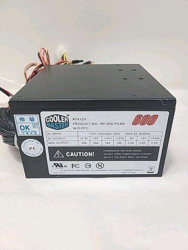 Cooler master 600 - master, rp-600-pcar
