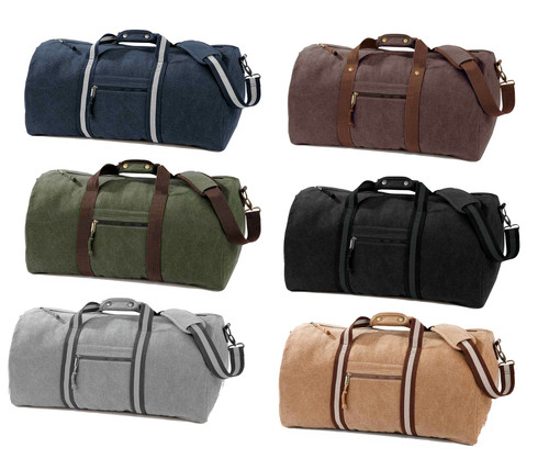 Quadra vintage tela borsone - in,