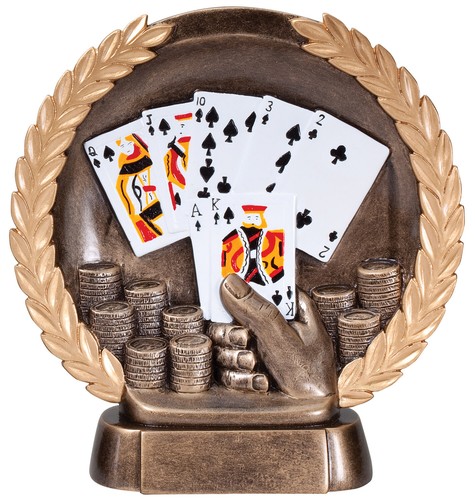 Hold poker award - hold, trophy