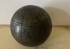 VINTAGE BOCCIA BOCCE DI METALLO 9 CM