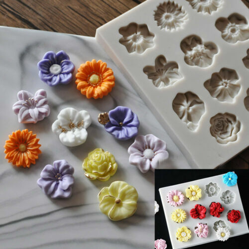 Stampo silicone fiori - in,
