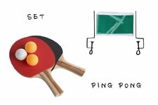SET PING PONG RACCHETTE + RETE