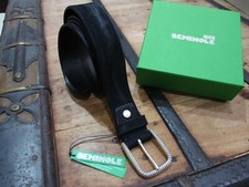 Black Belt Nubuck Leather