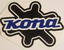 2x Kona Logo Adesivi Disegno Decalcomanie Per Mountain Bike Dh Am XC Cx Enduro