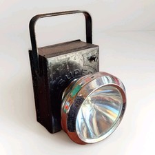 Militaria Ww2 Lampada Lanterna SUPER da Segnalazione Ferrovia No Elmetto 