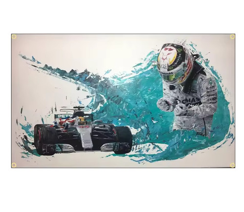 Arazzo lewis hamilton 3x5 - lewis,