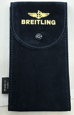 Sacchetto per orologi BREITLING VELLUTO CON PATTINA INTERNA 7X13.5mm blu/oro