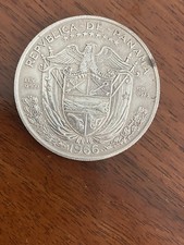 Panama 1 Balboa 1966 Argento 0.900 Ottima Conservazione
