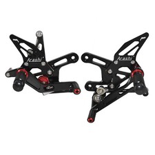 Nero pedane arretrate cambio rapido rearset per KAWASAKI Ninja ZX10R 2016-2020