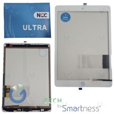 TOUCH SCREEN APPLE IPAD 7 / 8 VETRO NCC A2197 A2198 A2200 2270 A2428 2429 BIANCO