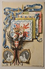 CARTOLINA - 10 REGGIMENTO FANTERIA BRIGATA REGINA, ELENA E MARGHERITA DI SAVOIA.