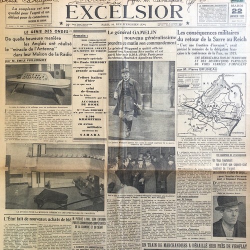 Journal excelsior 1935 - excelsior, 22/01/1935