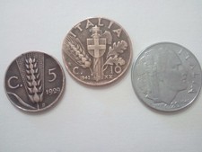 Lotto 3 monete del Regno
