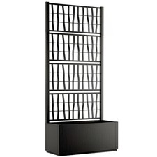 Fioriera alta cm 175 con vaso