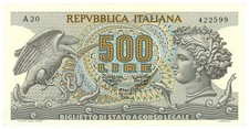 500 LIRE BIGLIETTO DI STATO