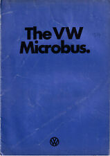 VOLKSWAGEN MICROBUS BROCHURE