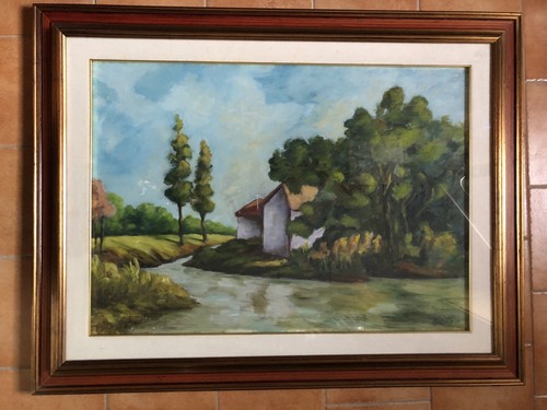 Quadro paesaggio campestre - paesaggio,