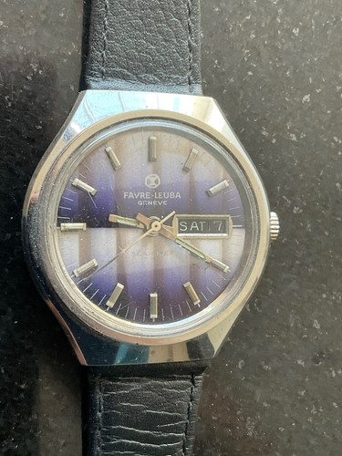 Orologio vintage favre - vintage, leuba