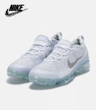 Nike Air Vapormax FlyKnit Pure Platinum Grey Blue Sneakers (taglia 10,5 uomo) DV1678