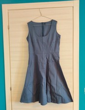 Vestito blu al ginocchio marca Benetton di cotone taglia L