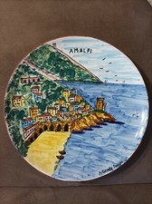 PIATTO AMALFI CERAMICA VIETRI 36 CM DIAMETRO DIPINTO A MANO