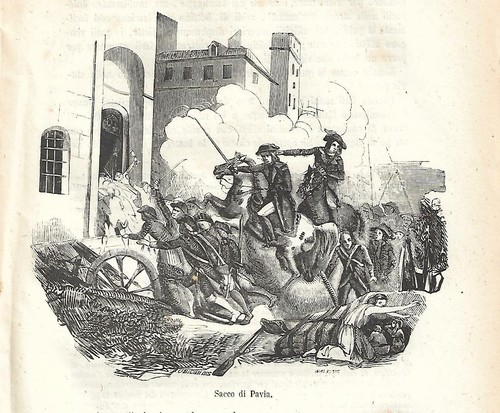 Stampa antica pavia - antica,
