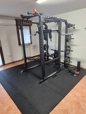 Pro power rack lacertosus + dischi + lat machine