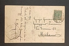 1WW GUERRA MONDIALE TIMBRO 132° REGGIMENTO FANTERIA 1916 POSTA MILITARE TENENTE