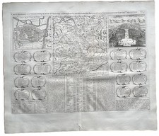 Carte Historique et Géographique.....l'histoire de Savoye-Piemont-Torino-Venaria