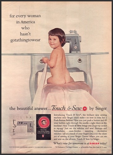 Pubblicità stampa touch - touch, sew