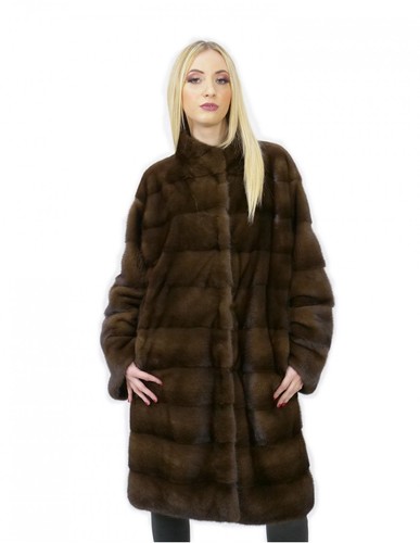 Cappotto scanbrown pelliccia