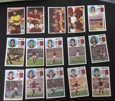 LOTTO 15 FIGURINE CALCIATORI PANINI MILAN 1976/77 CON VELINA