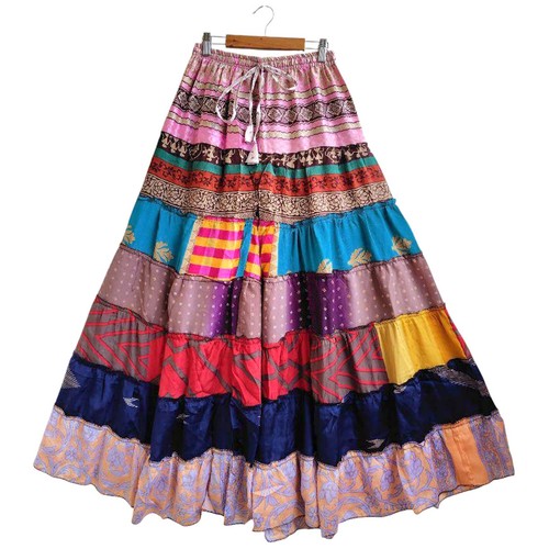 Sari silk colorful switching - sari,
