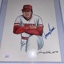 Foto Johnny Bench firmata Auto
