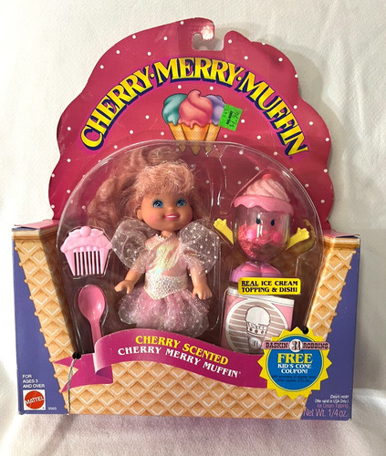 Vintage cherry merry - cherry, muffin
