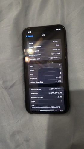 Apple iphone 64gb nero - -,
