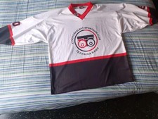 MAGLIA SHIRT HOCKEY MATCH WORN CENDA 50 OFFICIAL BISON XXL TECNIKA BRNO