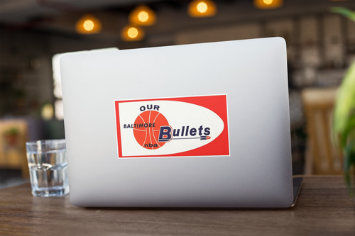Nba baltimore bullets sticker - nba,