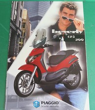 Per Piaggio maxi SCOOTER PUBBLICITA DEPLIANT BROCHURE BEVERLY 125 200  