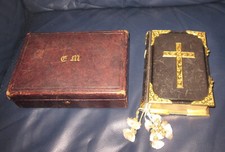 1863 Livres D' Heures des Dames Illustrazioni Legatura + Scatola Libro d'ore