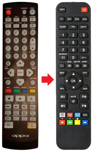 Telecomando adatto per oppo - telecomando,