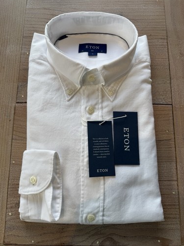 Camicia oxford eton bianca - camicia,
