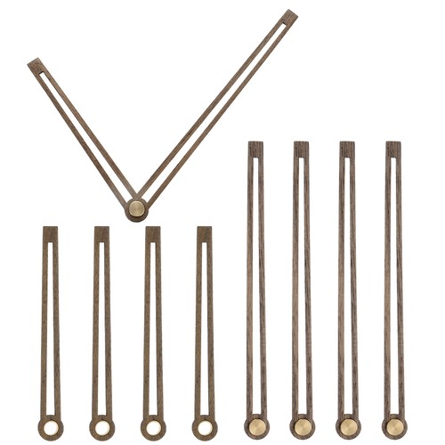 Set lancette orologio legno - lancette,