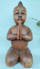 Monaco birmano Statua in legno