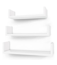 Set di 3 mensole da parete