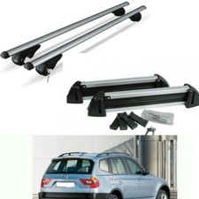 BARRE PORTATUTTO ALLUMINIO PER BMW X3 E83 ANNO 2007 CON RAIL+PORTASCI 4 PAIA 